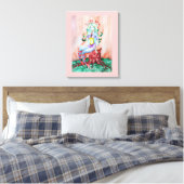 Fantasy Pixie Fairy Thunder_Cove Canvas Afdruk (Insitu (Slaapkamer))