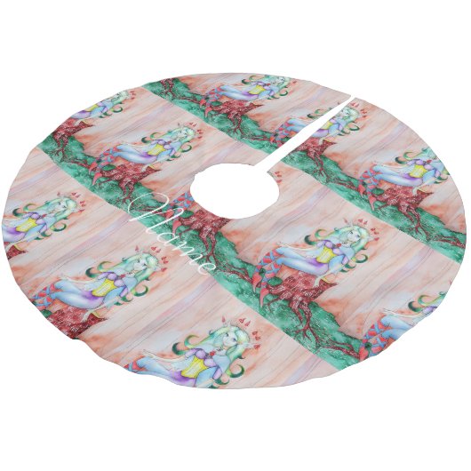 Fantasy Pixie Fairy Thunder_Cove Kerstboom Rok (Gekanteld)