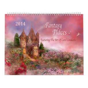 Fantasy Plaatst Art Agenda 2014 Kalender