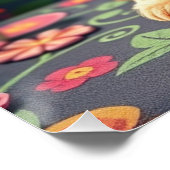 Fantasy Poedel Puppy Art Perfect Poster (Hoek)