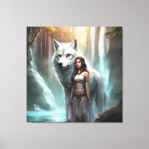 Fantasy- Premium omwikkeld canvas (glans) Afdruk