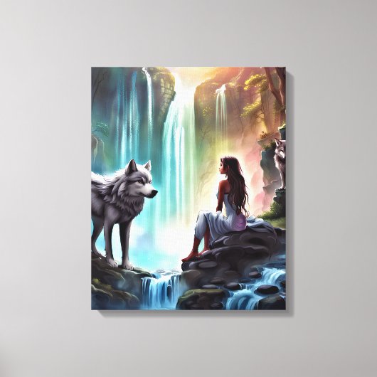 Fantasy- Premium omwikkeld canvas (glans) Afdruk (Voorkant)