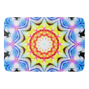 Fantasy Priest Mage Magical Vibrant Mandela Badmat