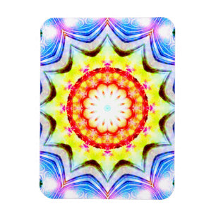Fantasy Priest Mage Magical Vibrant Mandela Magneet