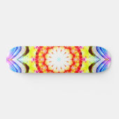 Fantasy Priest Mage Magical Vibrant Mandela Skateboard (Horizontaal)
