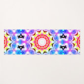 Fantasy Priest Mage Magical Vibrant Mandela Yogamat (Voorkant (horizontaal))