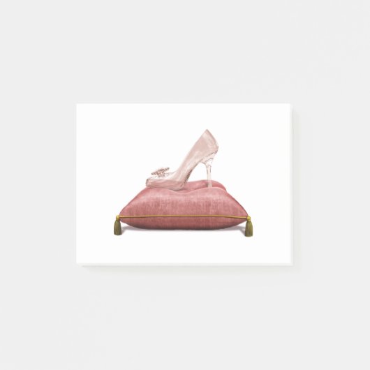 Fantasy Princess Glass Slipper Cinderella Post-it® Notes (Voorkant)