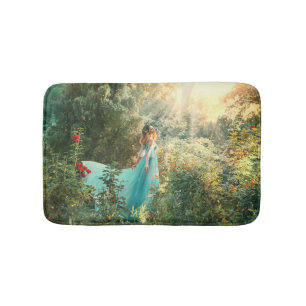 Fantasy Princess: Zomer Natuur Vintage. Badmat
