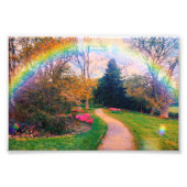 Fantasy Rainbow Garden Foto Afdruk (Voorkant)
