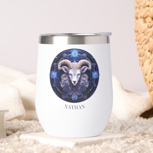Fantasy Ram Zodiac Symbool Celestial Galaxy Ram Ra