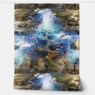Fantasy Realms of Magic Scenery design Behang