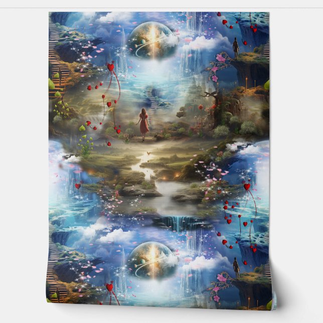 Fantasy Realms of Magic Scenery design Behang (Afrollen)