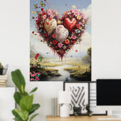 Fantasy Realms of Magic Scenery design Poster (Thuiskantoor)