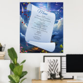 Fantasy Realms of Magic Scenery design Poster (Thuiskantoor)