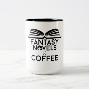 Fantasy Romans en Koffie Tweekleurige Koffiemok