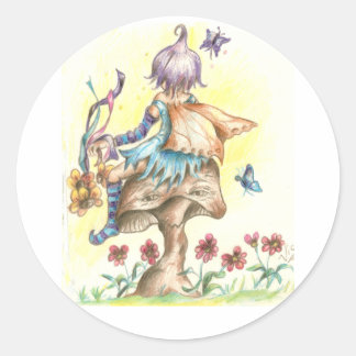 Fantasy Ronde Sticker