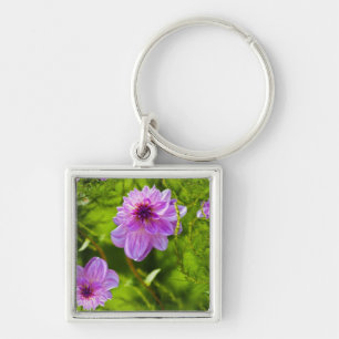 Fantasy Roze Dahlia Sleutelhanger