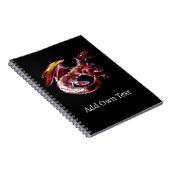 Fantasy Ruby Reds Dragon Notitieboek (Rechterzijde)