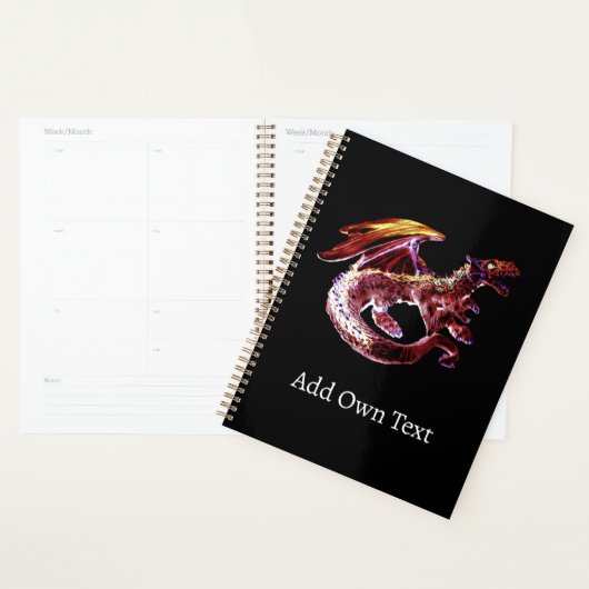 Fantasy Ruby Reds Dragon Planner (Display)