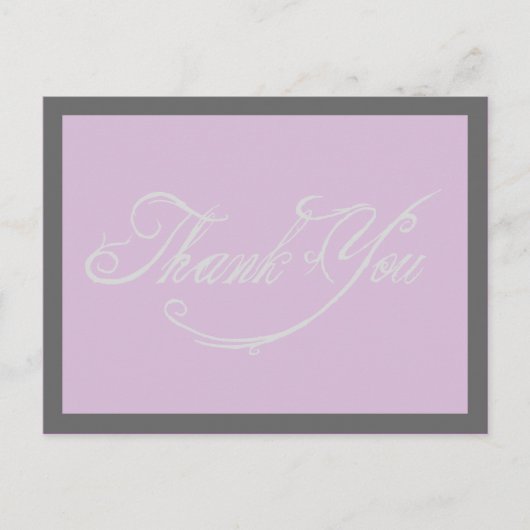 Fantasy Rustic Wedding Dank u Briefkaarten (Voorkant)