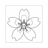 Fantasy Sakura (Cherry Blossom) Rubber Stamp Rubberstempel (Afrduk)