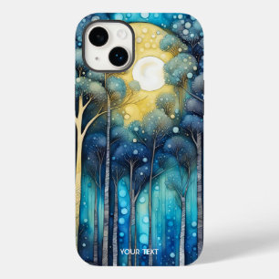 Fantasy Schattige Abstract Bos Maan Case-Mate iPhone 14 Plus Hoesje