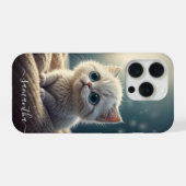 Fantasy Schattige Baby Kitty Cat Lover's gepersona iPhone Hoesje (Achterkant horizontaal)
