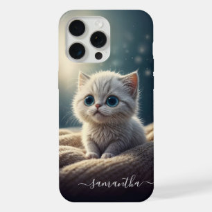 Fantasy Schattige Baby Kitty Cat Lover's gepersona iPhone 15 Pro Max Hoesje