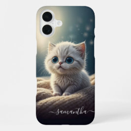 Fantasy Schattige Baby Kitty Cat Lover's gepersona iPhone 16 Plus Hoesje