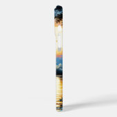 Fantasy Schattige Boat Sunset Lake Case-Mate iPhone Case (Achterkant / Links)
