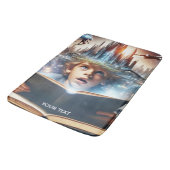 Fantasy Schattige Boy City Boek Badmat (Gekanteld)