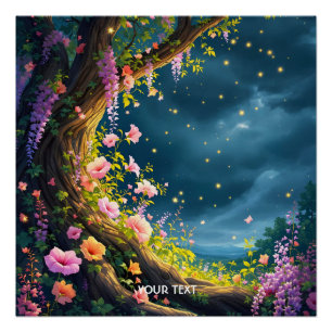Fantasy Schattige Bright Happy Natuur Perfect Poster