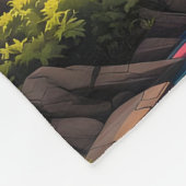 Fantasy Schattige Castle van potloden Fleece Deken (Hoek)