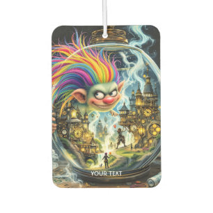 Fantasy Schattige City Crafting Troll Luchtverfrisser