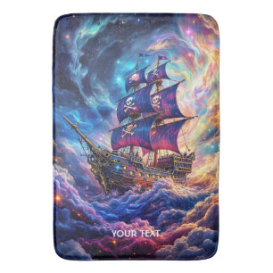 Fantasy Schattige Clouds Ship Space Badmat