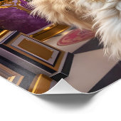 Fantasy Schattige Drama Llama Queen Perfect Poster (Hoek)