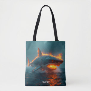 Fantasy Schattige Fire Shark Zee Draagtas