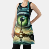 Fantasy Schattige Green Eyes Parijs Schort (Insitu)