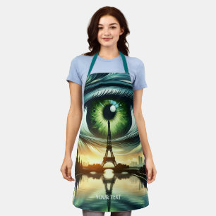 Fantasy Schattige Green Eyes Parijs Schort