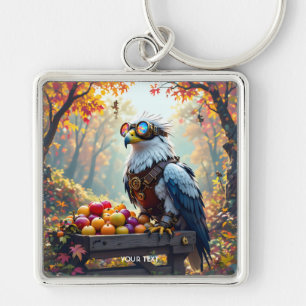 Fantasy Schattige Griffin Boerderij Boom Sleutelhanger