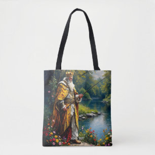 Fantasy Schattige King Gevist in River Draagtas