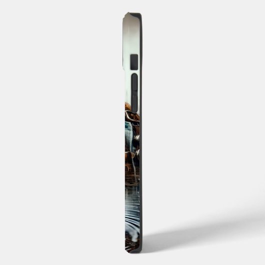 Fantasy Schattige Man Tattoo Water Case-Mate iPhone Case (Achterkant / Links)