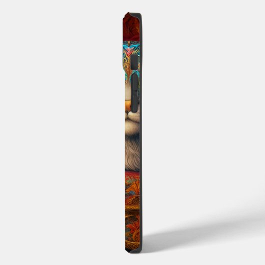 Fantasy Schattige meisje enorme kat Case-Mate iPhone Case (Achterkant / Links)
