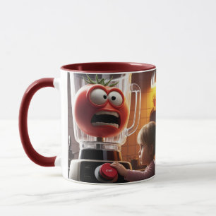 Fantasy Schattige Meisje Tomaat Blender Mok