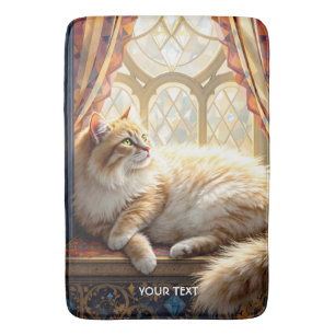 Fantasy Schattige Morning Window Cat Badmat
