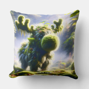 Fantasy Schattige Moss Moose Forest Kussen