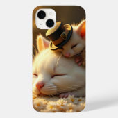 Fantasy Schattige Mouse Cat Love Case-Mate iPhone Case (Achterkant)