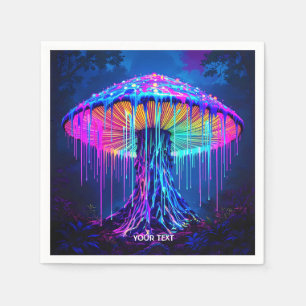 Fantasy Schattige Mushroom Surreal Forest Servet