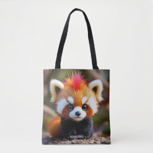 Fantasy Schattige Panda Red Hai Draagtas