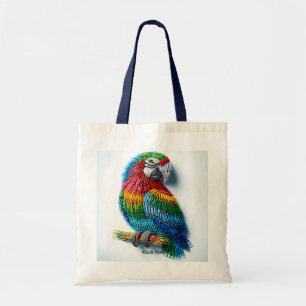 Fantasy Schattige Papier Clips Vogel Tote Bag